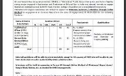 Job Vacancy in Oil and Natural Gas Corporation limited  Last date for sending application is 17th September 2020
