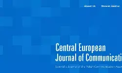 Central European Journal of Communication - two new issues and cfp