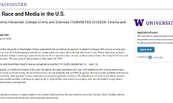 Assistant Professor, Race and Media in the U.S.University of Washington Department of Cinema and Media Studies Assistant Professor, Race and Media in the U.S.University of Washington Department of Cinema and Media Studies