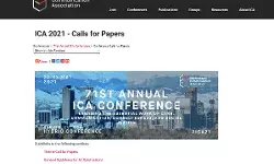 ICA 2021 Paper Submission Website Open: Communication, Connectedness, and Social Justice. ICA 2021 Paper Submission Website Open: Communication, Connectedness, and Social Justice.