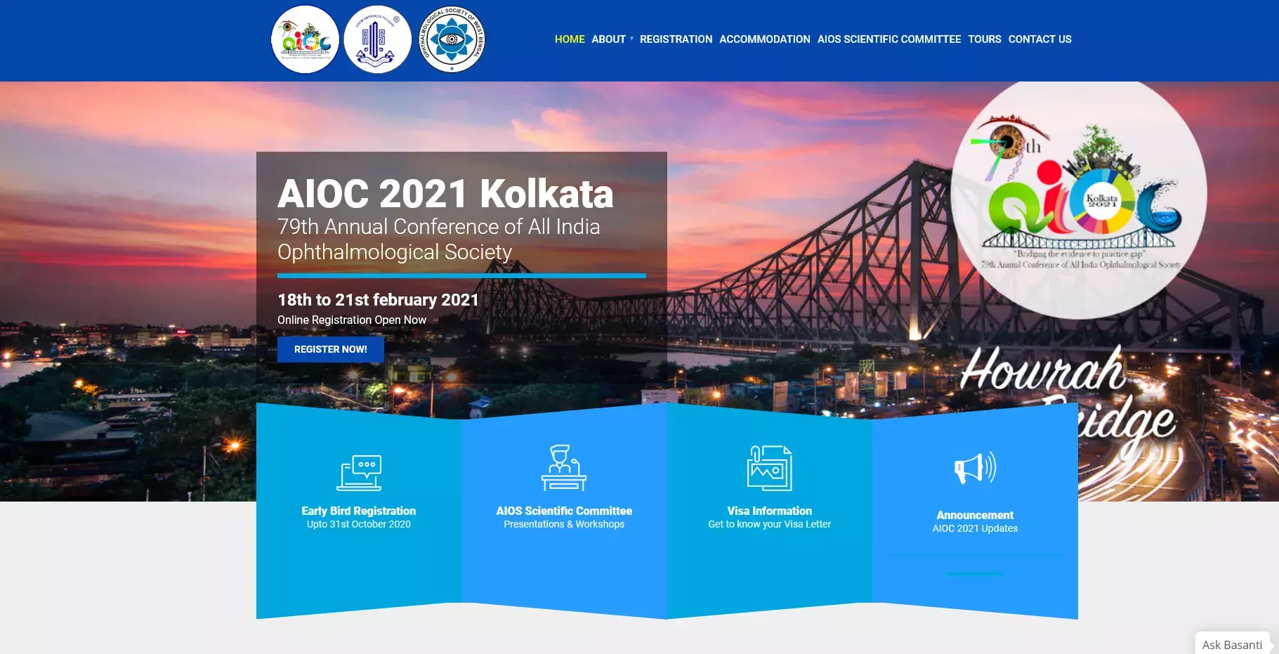 Welcome to 79th Annual Conference of All India Ophthalmological Society Welcome to 79th Annual Conference of All India Ophthalmological Society