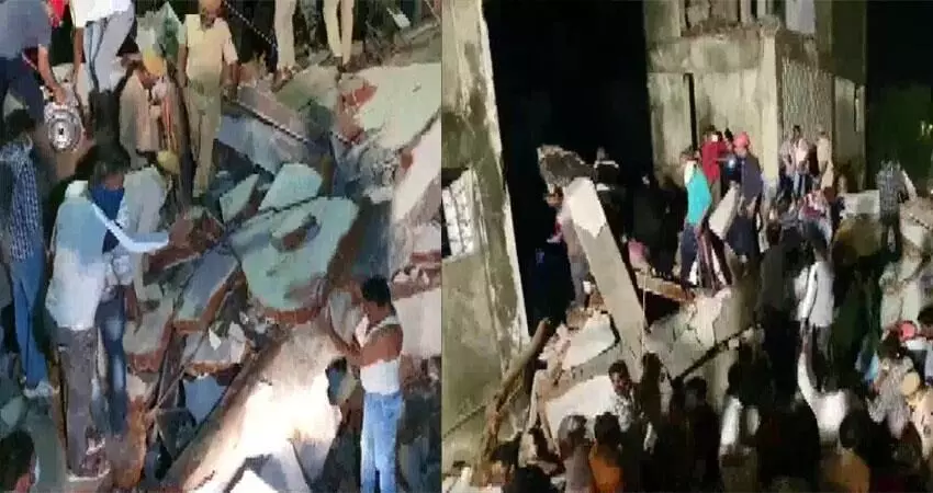 वडोदरा में निर्माणाधीन इमारत गिरने से 3 लोगों की मौत, रेस्क्यू जारी....