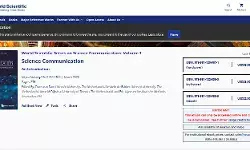 Request: Participant for a webinar on the use of textbook Science communication, an Introduction