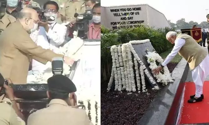 PM मोदी और अमित शाह ने पुलिस स्मृति दिवस पर शहीदों को दी श्रद्धांजलि....