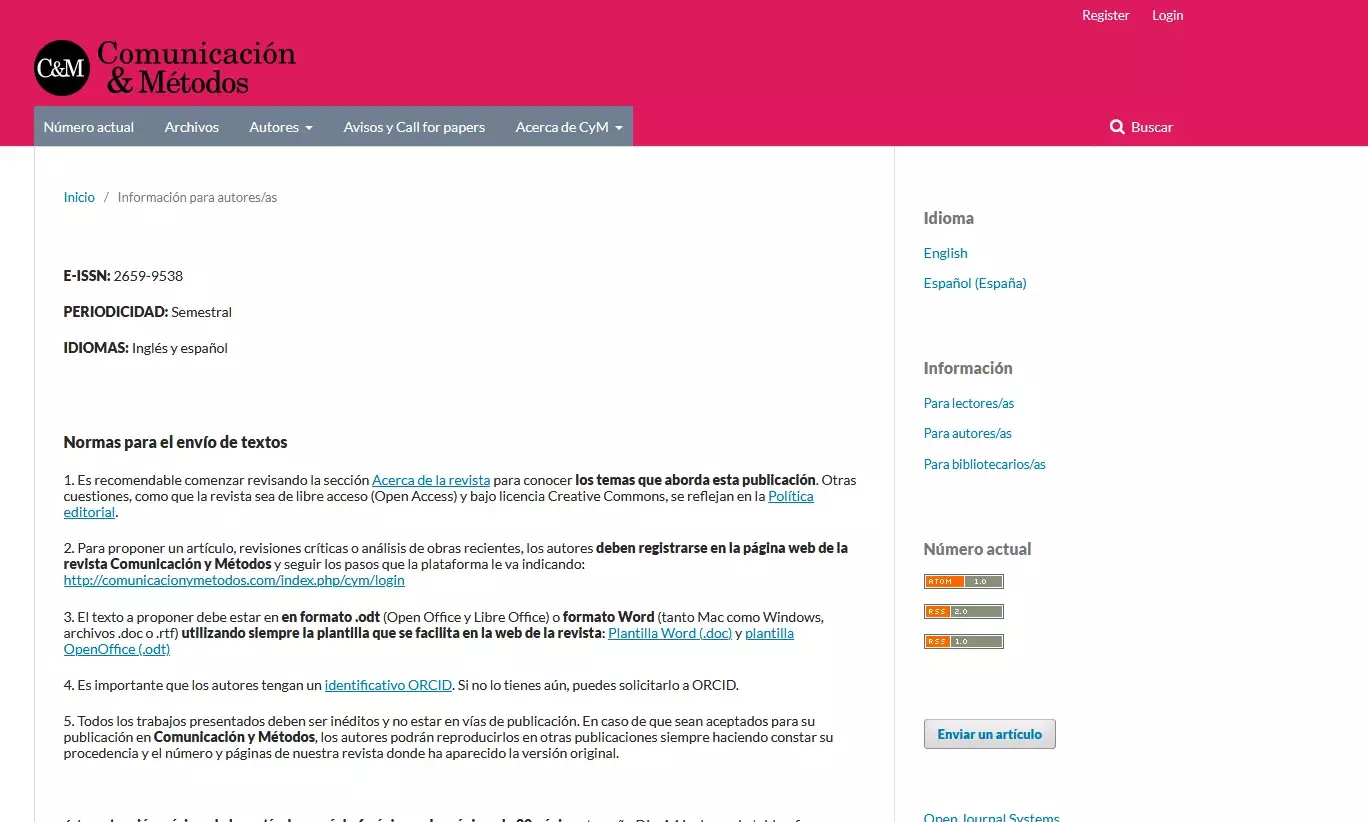 CFP, Research methodologies in communication studies, Journal Communication & Methods