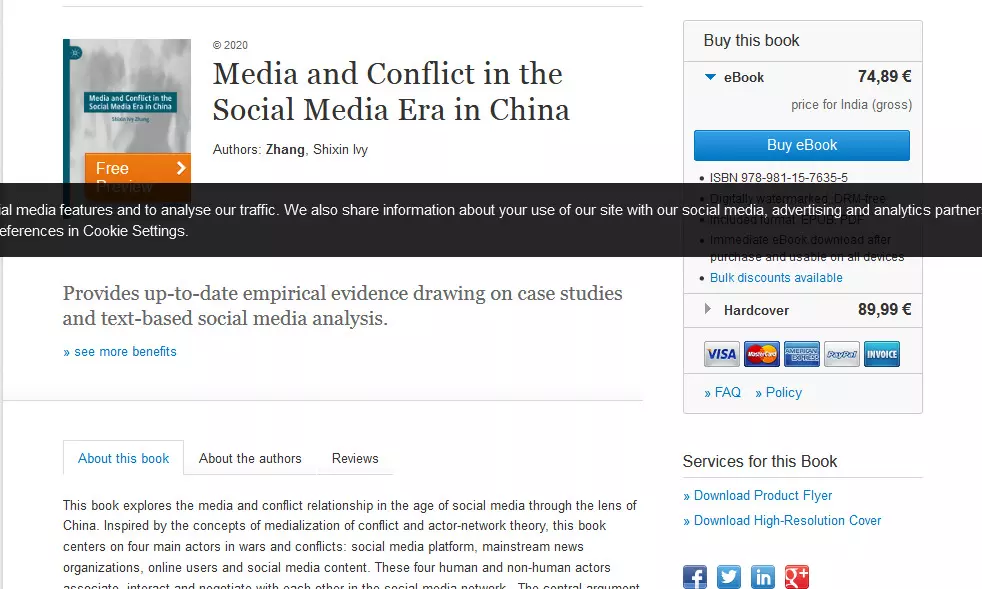 new book: Media and Conflict in the Social Media Era in China