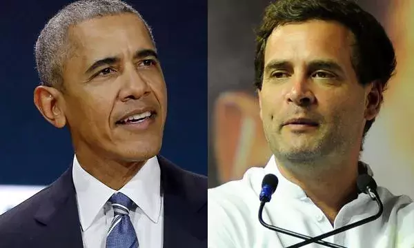 पूर्व अमेरिकी राष्‍ट्रपति बराक ओबामा ने राहुल गांधी को बताया नर्वस नेता......