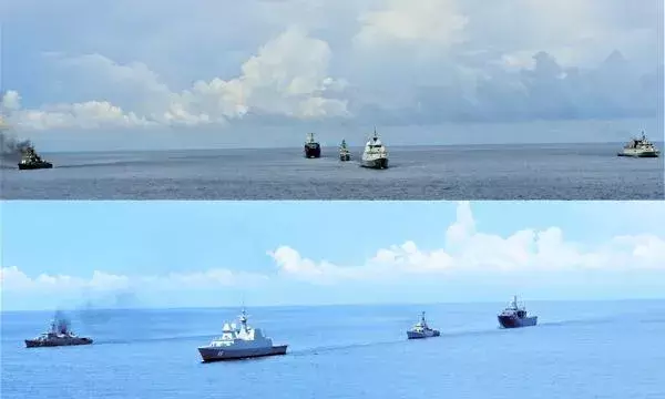 अंडमान सागर में त्रिपक्षीय शांतिकालीन युद्धाभ्‍यास सिटमैक्‍स-20