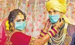 लॉकडाउन में शादी मतलब नो बैंड, बाजा और बारात, बिना मास्क के बारात के लोगो को होगी जुर्माना