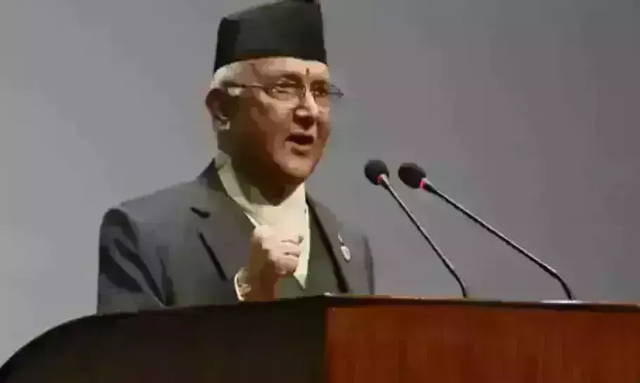 नेपाल के प्रधानमंत्री के पी शर्मा के बयान से अचंभित चीन,  कहा...  मेरी पार्टी पॉलिटिक्स से दूर रहे।