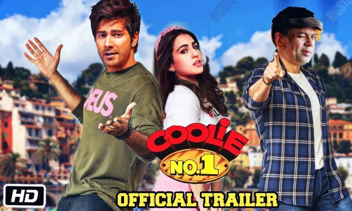 फिल्हाल ही bollyhood में न्यू मूवी का ट्रेलर कुली नंबर 1, सबका दिल जीता क्यूट केमिस्ट्री ने,