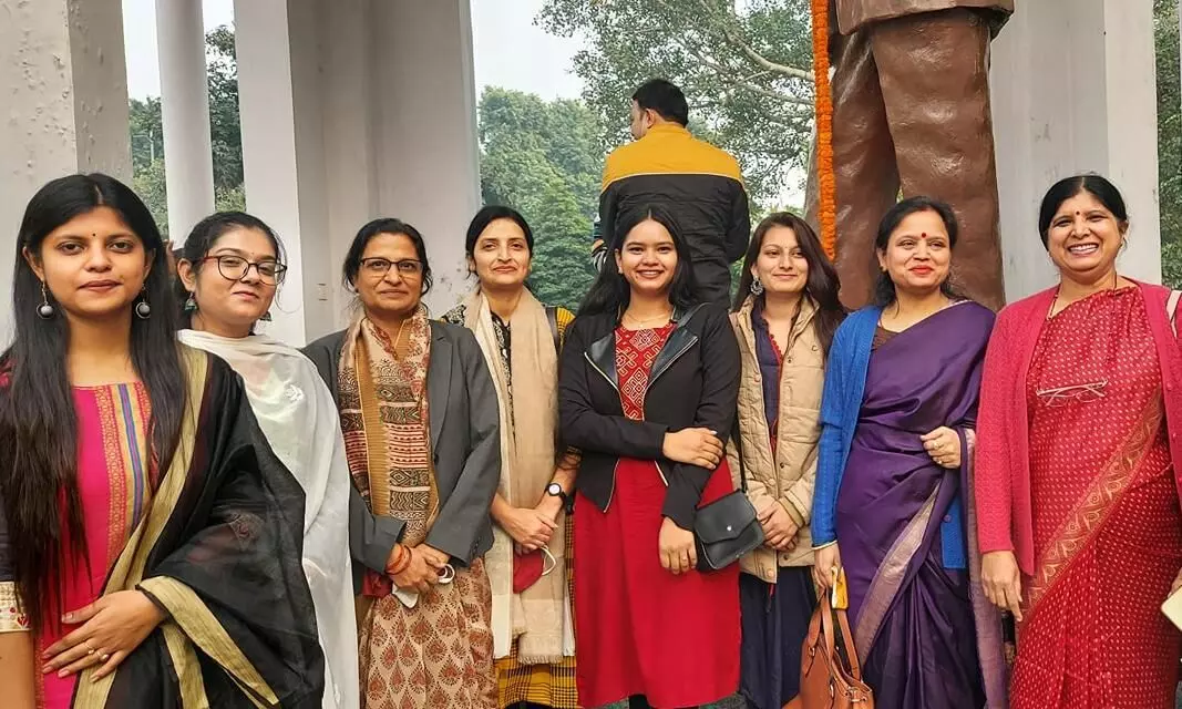 अखिल भारतीय विद्यार्थी परिषद् के  सामाजिक समरसता दिवस कार्यक्रम में दिखी महिला शक्ति