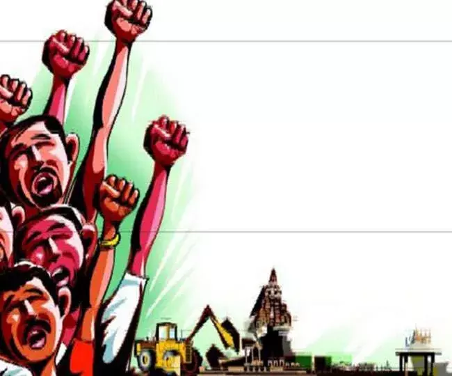 छह माह से नहीं मिला वेतन कार्यबंदी की चेतावनी