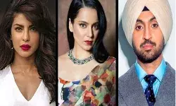एक बार फिर कंगना ने साधा प्रियंका और दिलजीत पर निशाना