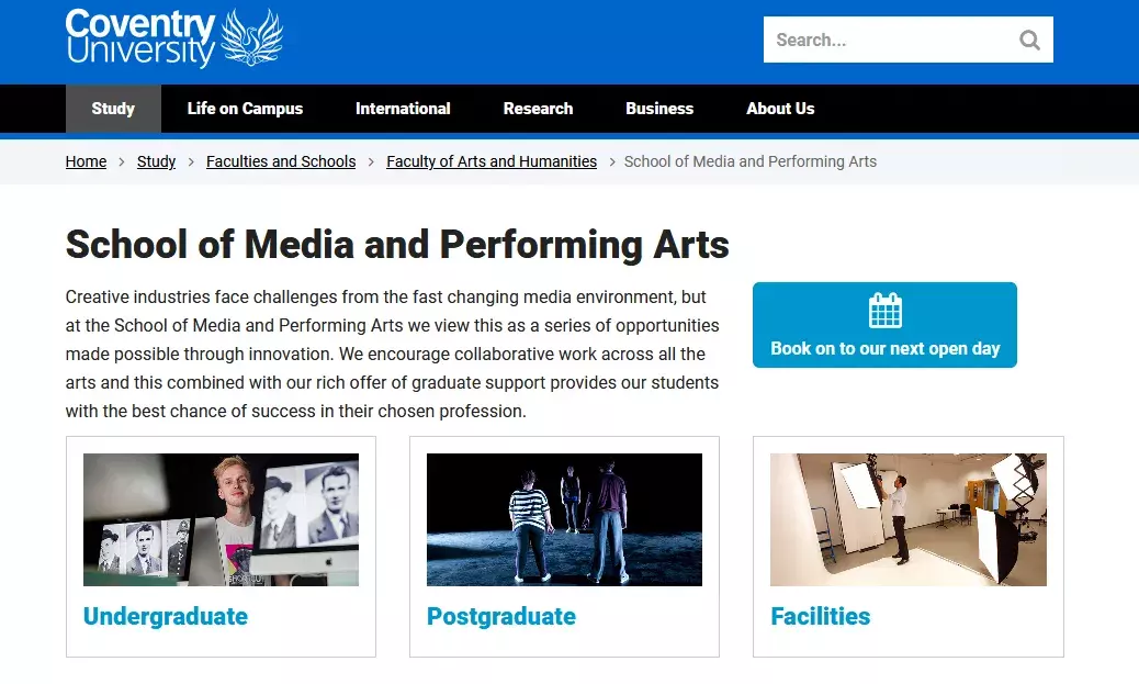 Job Opportunity: Lecturer, Media & Communications, Coventry University