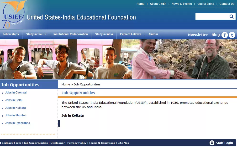 Coordinator, Education USA (Kolkata),United States–India Educational Foundation (USIEF)