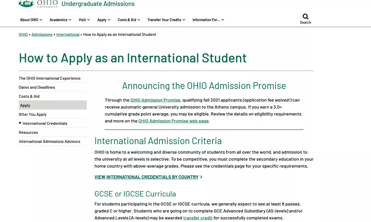 Study @ Ohio University in the USA , Scholarship Information Study @ Ohio University in the USA , Scholarship Information