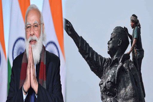 राष्ट्रपति, पीएम मोदी ने नेताजी सुभाष चंद्र बोस की  125 वीं जयंती  पर श्रद्धांजलि अर्पित की