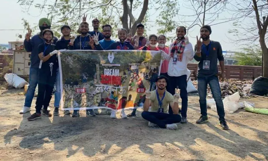 विशालाक्षी फाउंडेशन के युवा कार्यकर्ताओं का वैलेंटाइन देश को समर्पित