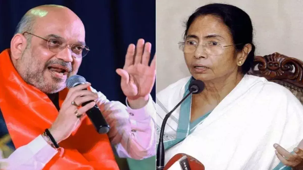 बंगाल में एक बार फिर अमित शाह ने ममता बनर्जी पर निशाना साधा और कहा- नमामि गंगे को रोकने का प्रयास करती है ममता बनर्जी।