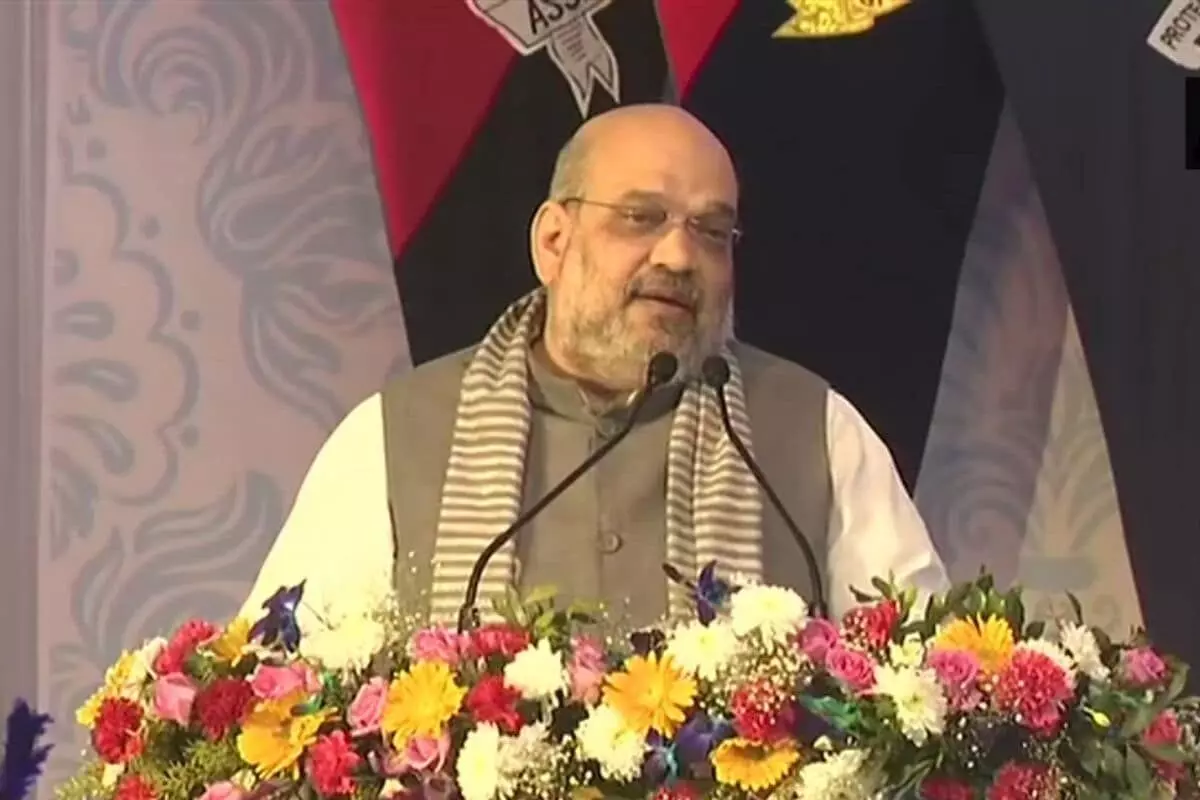 पोरीबोर्टन यात्रा के अंतिम चरण की शुरुआत करने के लिए अमित शाह पश्चिम बंगाल पहुंचे।