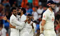 टीम इंडिया ने नरेंद्र मोदी स्टेडियम में दर्ज की पहली जीत