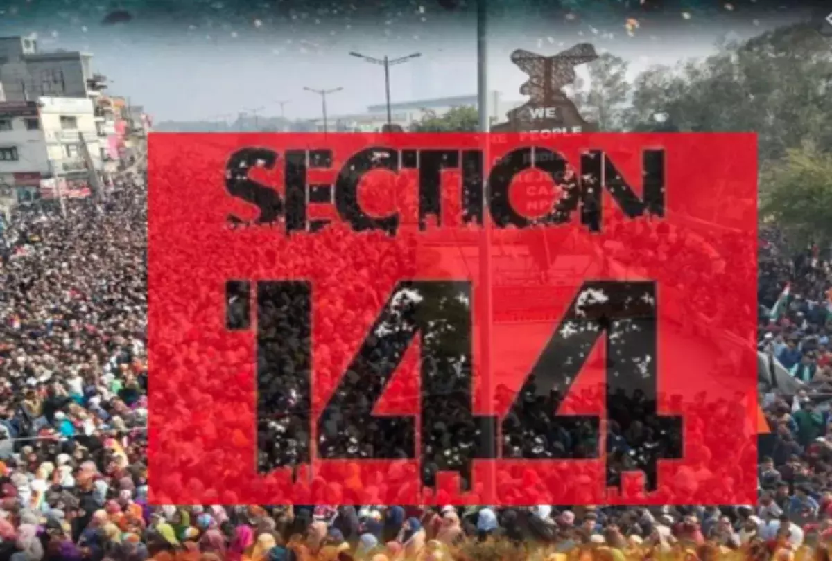 राजधानी में धारा 144 लागू, सार्वजनिक स्थानों पर भीड़ लगाने पर रोक... राजधानी में धारा 144 लागू, सार्वजनिक स्थानों पर भीड़ लगाने पर रोक...