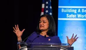 भारतवंशी सांसद प्रमिला जयपाल  अमेरिकी संसद की मुख्य उपसमिति की उपाध्यक्ष नियुक्त