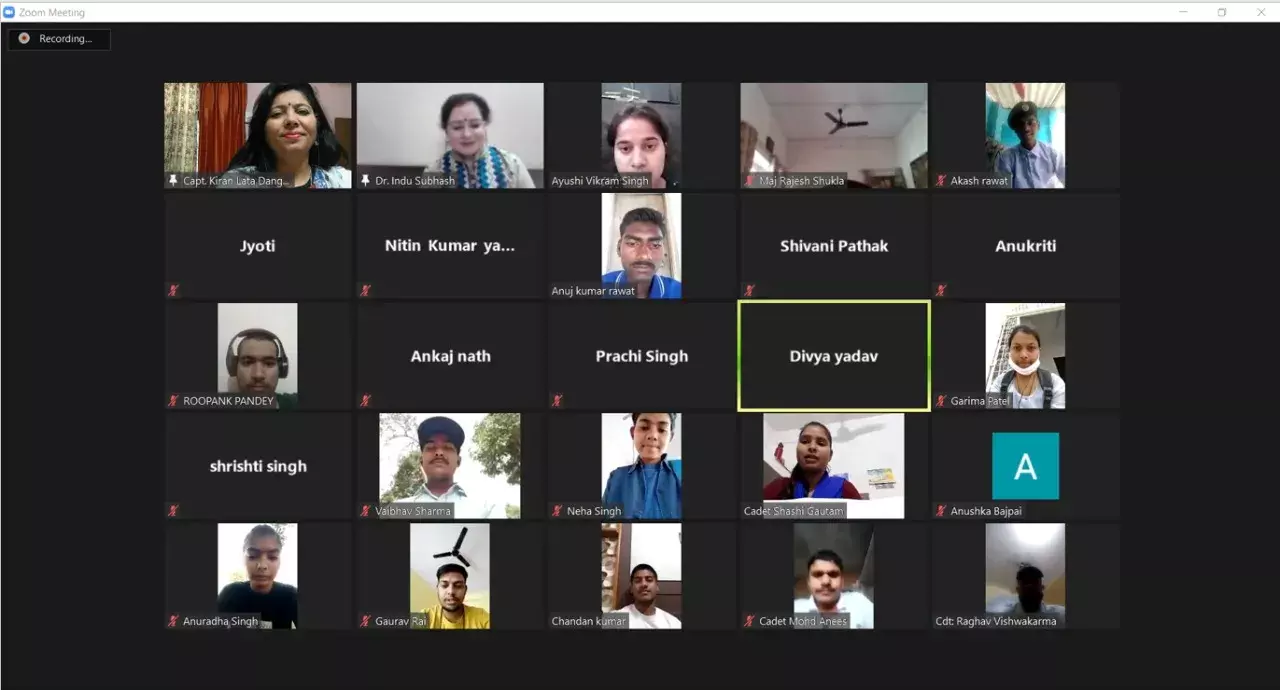 मिशन शक्ति: लखनऊ विश्वविद्यालय में घरेलू हिंसा विषय पर वेबिनार का आयोजन