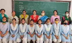 महिला कॉलेज में छात्र संघ चुनाव का हुआ समापन.