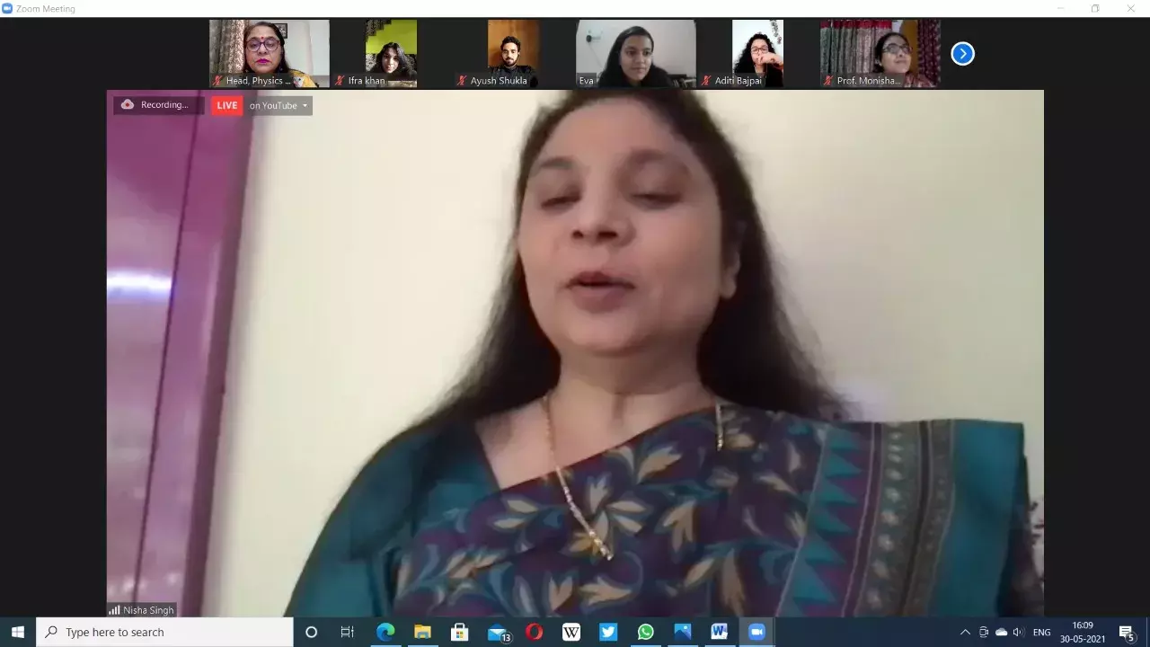 A webinar conducted on Dropping truth bombs over doubts on Menstrual health... A webinar conducted on Dropping truth bombs over doubts on Menstrual health...
