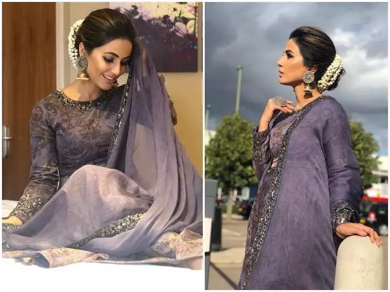 एक्ट्रेस हिना खान का वायरल हुआ ट्रेडिशनल लुक एक्ट्रेस हिना खान का वायरल हुआ ट्रेडिशनल लुक