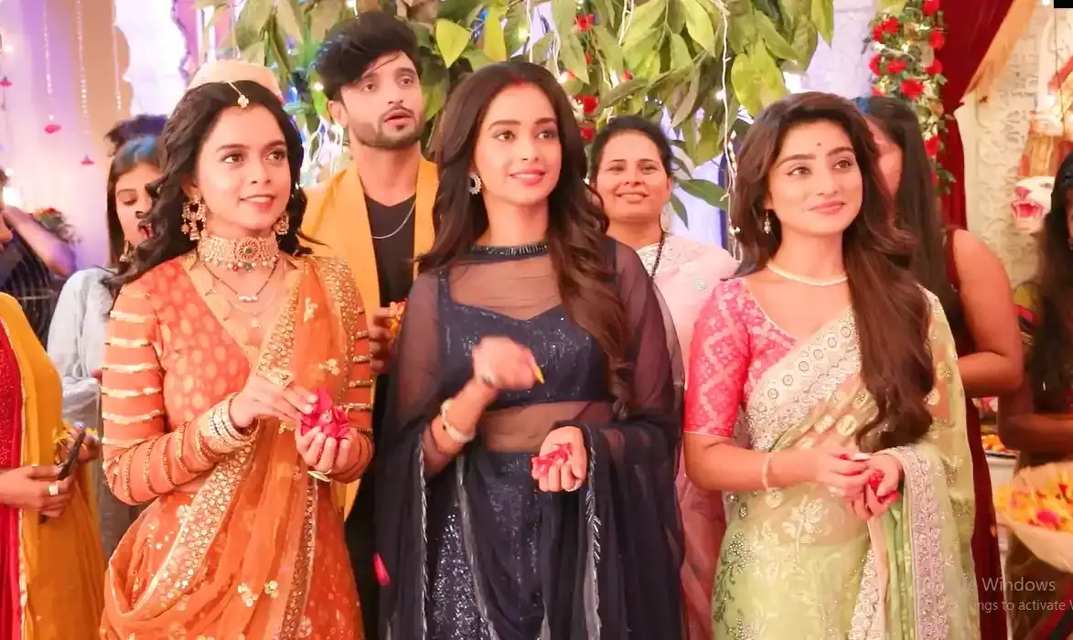 मीत की शादी में शुभ्रा, रानी, माही और प्राची एक साथ आई नज़र
