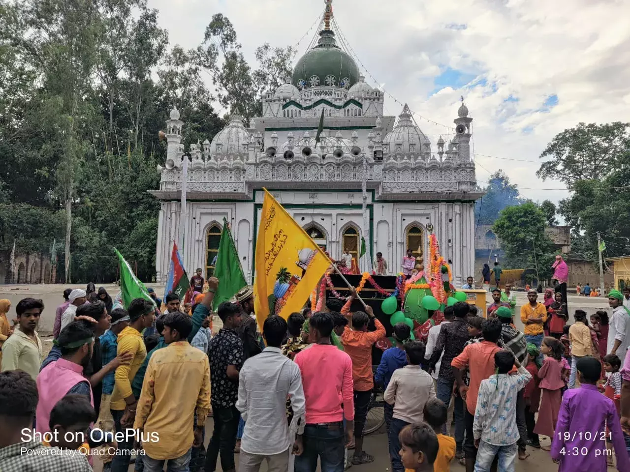 शांति व्यवस्था के साथ निकला जलूस-ए-मोहम्मदी