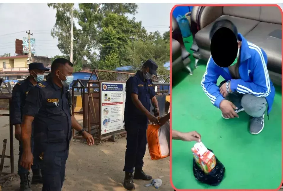 सीमा पार कोरेक्स व नशीली दवा ले जाते नेपाली युवक गिरफ्तार