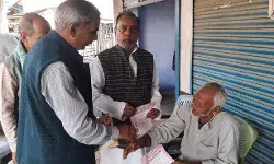 डॉ0 ए0 एम0 सिद्दीकी के में गाँव-गावँ तक पहुँची कांग्रेस प्रतिज्ञा यात्रा