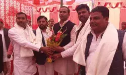 सुनील सिंह साजन का जोरदार स्वागत