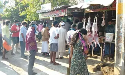 महावीर जयंती को मांस रहित दिवस को खुली रही दुकाने