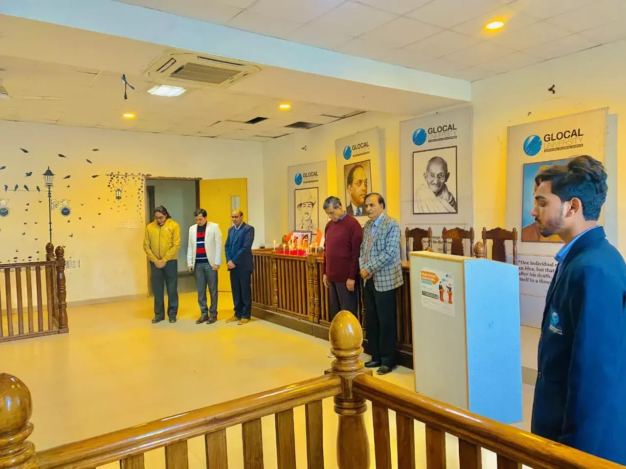 ग्लोकल विश्वविद्यालय में शहीद बिपिन रावत को दी गई श्रद्धांजलि