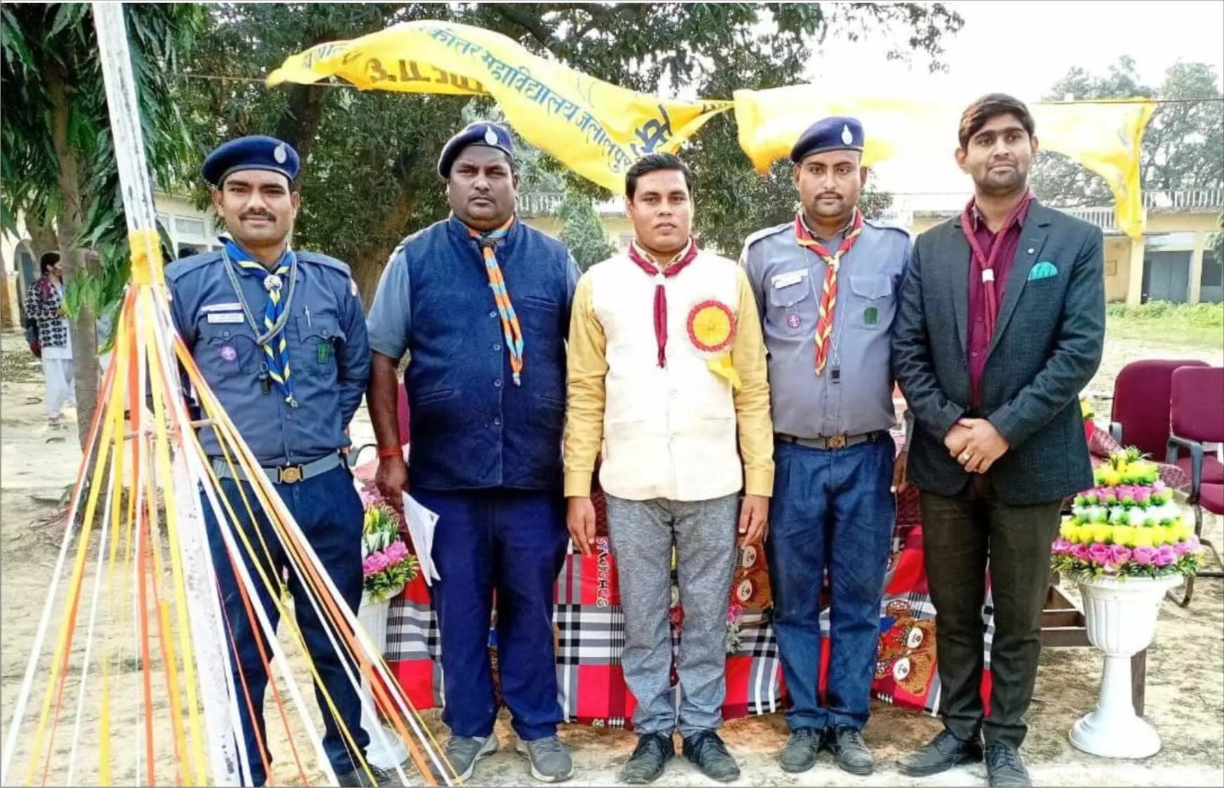 पांच दिवसीय रोवर्स एवं रेंजर प्रवेश प्रशिक्षण शिविर सम्पन्न्