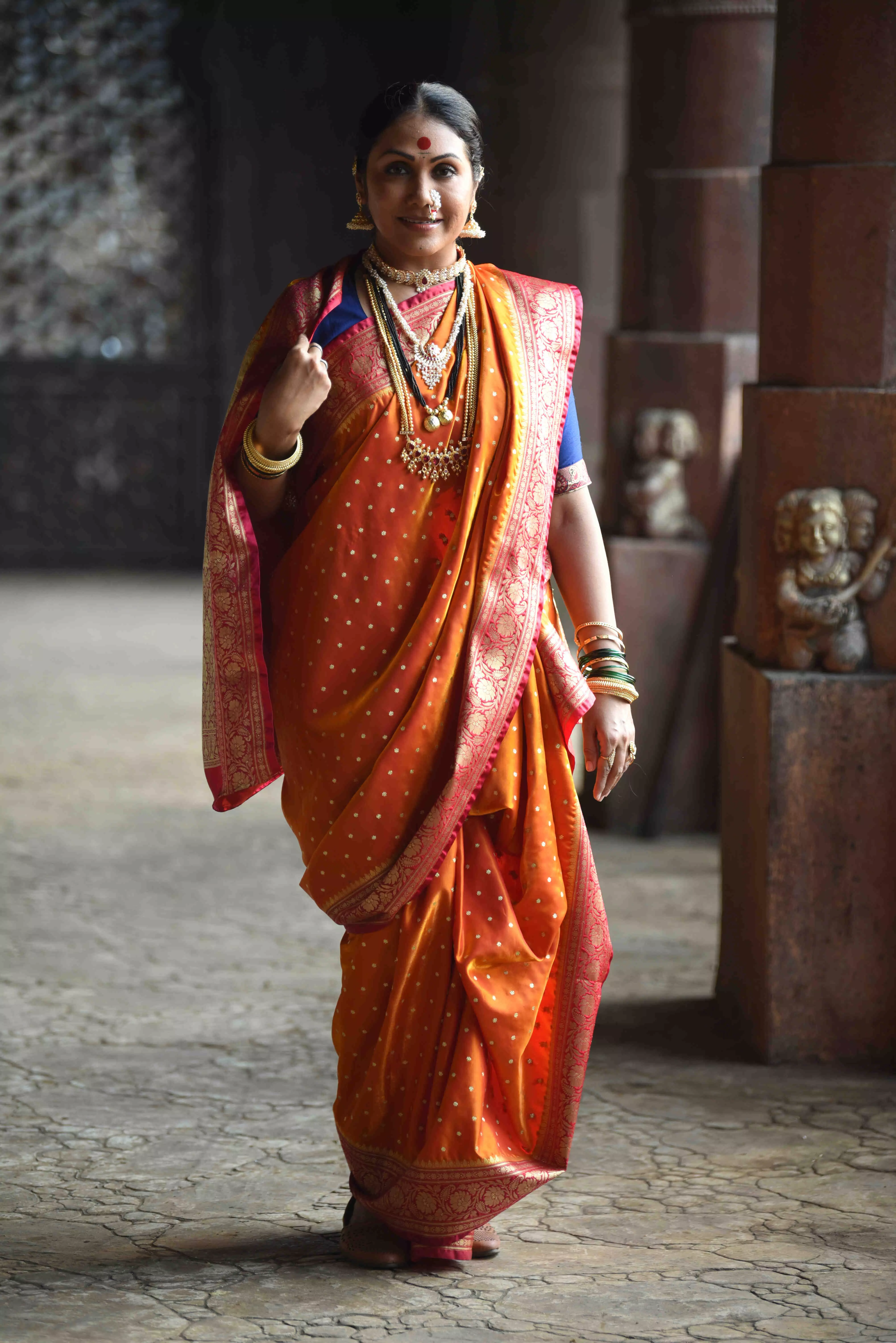 हेतल यादव ने कहा- काष्टा की साड़ी पहनना आसान नहीं हेतल यादव ने कहा- काष्टा की साड़ी पहनना आसान नहीं