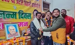 भाजपा कार्यालय पर मनाया जन्मदिन बच्चू लाल द्विवेदी को किया सम्मानित