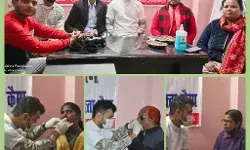 *श्री कृष्णा फाउंडेशन ने ब्लाइंड बच्चों संग लगाया हेल्थ एवं महिला जागरूकता कैम्प*