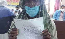 धारा-24 के आदेश के डेढ साल बाद भी बुजुर्ग किसान की जमीन की नही हो सकी मेड़बंदी