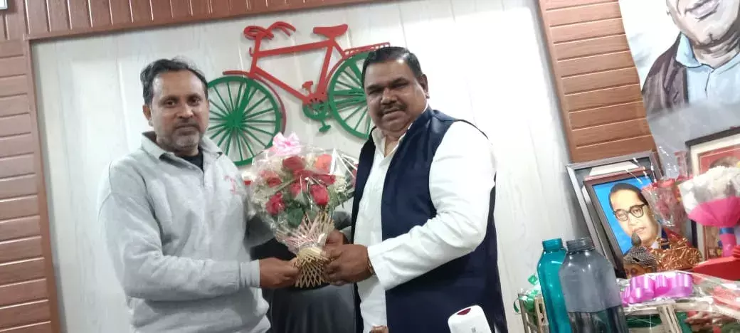 2022 विधानसभा चुनाव पर चर्चा करते हैं एमएलसी मानसिंह से बीआरसी अमेठी