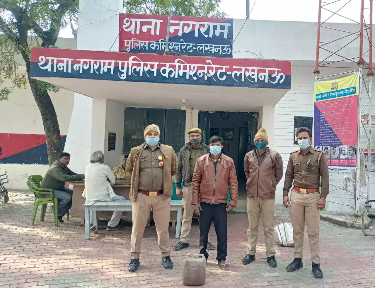 10 लीटर अवैध कच्ची शराब के साथ युवक किया गिरफ्तार