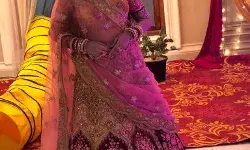 अक्षिता मुद्गल ने पहना 28 किलो का लहंगा!