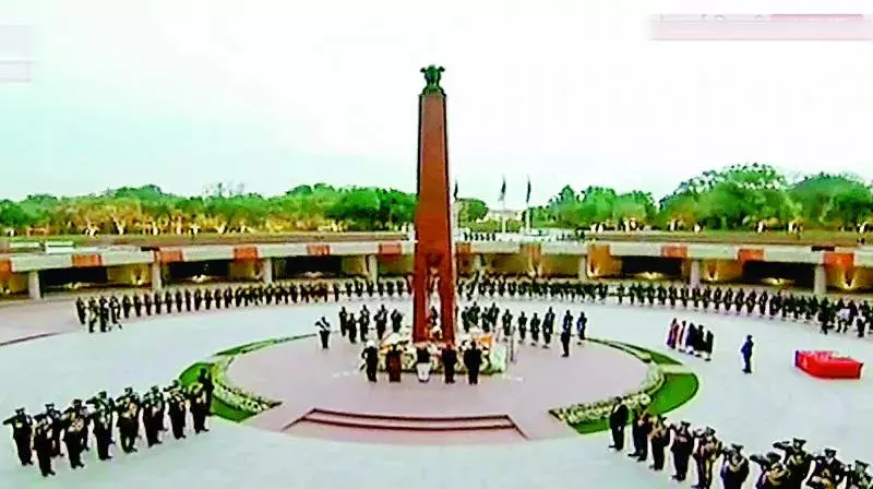 अब नेशनल वॉर मेमोरियल में जलेगी अमर जवान ज्योति;इंडिया गेट से आज लौ को स्थान्तरित किया जाये गा अब नेशनल वॉर मेमोरियल में जलेगी अमर जवान ज्योति;इंडिया गेट से आज लौ को स्थान्तरित किया जाये गा