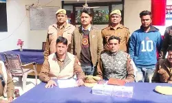 महराजगंज पुलिस ने तमंचा-कारतूस के साथ दो बदमाशों को किया गिरफ्तार