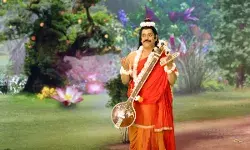 नारद मुनि के अवतार में रवि किशन